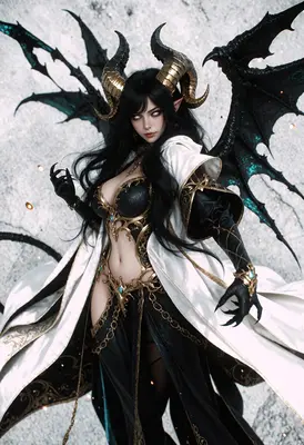 Ethereal Succubus Queen in Regal Armor