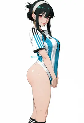 Yor Forger in Soccer Jersey