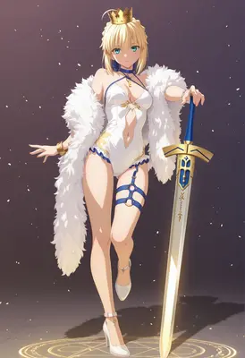 Regal Saber with Golden Crown