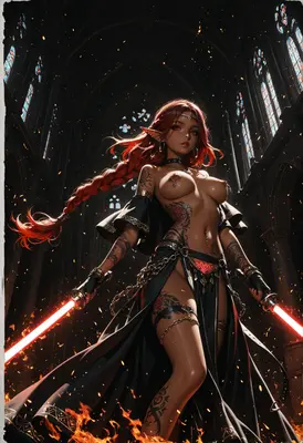 Red Blade Elf in Dark Cathedral