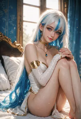 Ethereal Maiden in Sunlight
