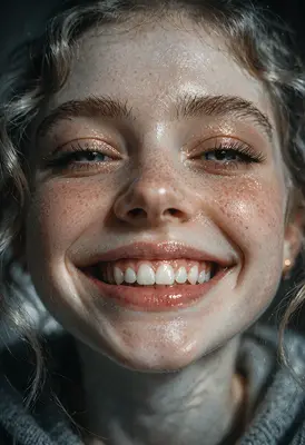 Radiant Joy with Dewy Freckled Skin