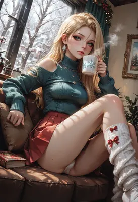 Cozy Winter Morning Tea Break