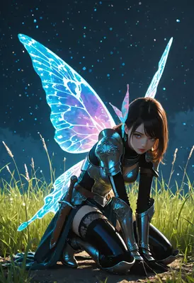 Armored Fairy Knight at Twilight