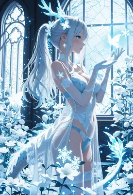 Winter Queen and the Frozen Garden