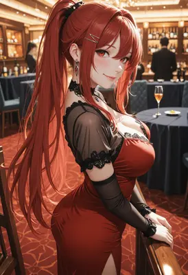Elegant Evening in Red