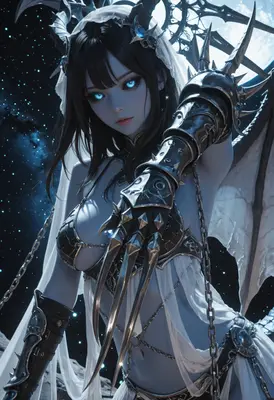 Celestial Demon Queen with Metallic Claws