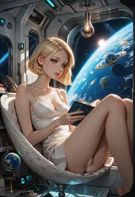 Quiet Reading in Deep Space
