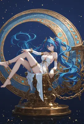 Celestial Goddess of the Golden Moon