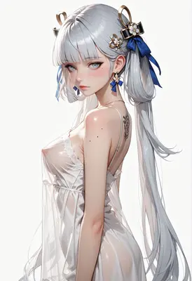 Ethereal Beauty in Sheer White