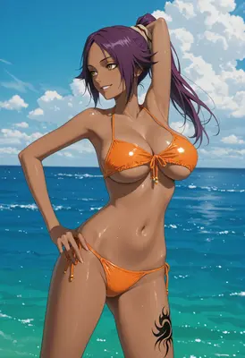 Sun-Kissed Beauty at the Beach