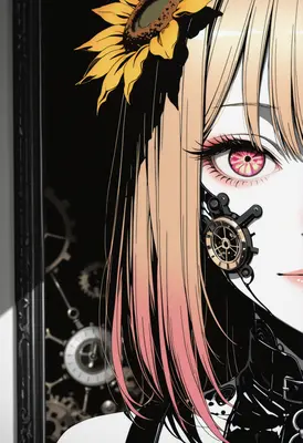 Clockwork Sunflower Android Portrait