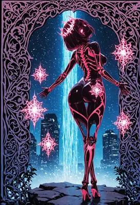Goddess of the Neon Void