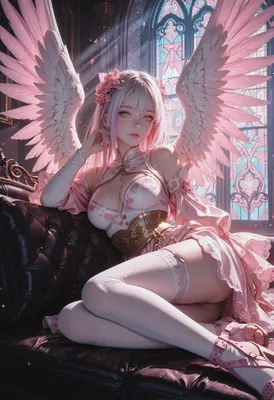 Seraphic Beauty in Pink