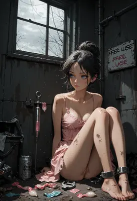 Captive Beauty in a Grimy Cell