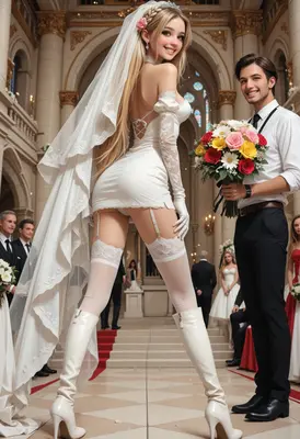 A Glamorous Wedding Celebration Moment