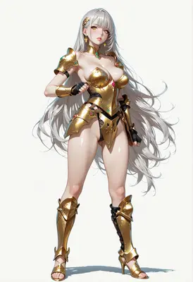 Golden Valkyrie in Shining Armor
