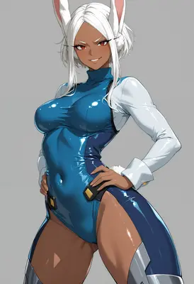 Confident Heroine with Rabbit Ears