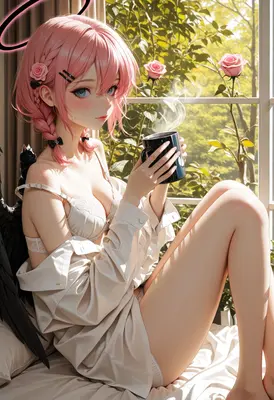 Morning Coffee with a Fallen Angel