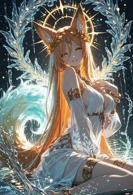 Divine Fox Goddess of Sacred Waters