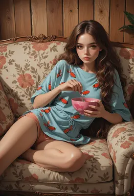 Cozy Morning With Cereal Bowl