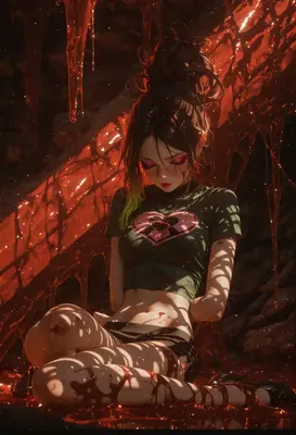 Trapped in a Crimson Abyss