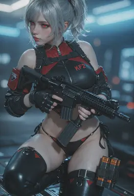 Tactical Operative in Cybernetic Gear