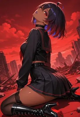 Crimson Ruin Schoolgirl