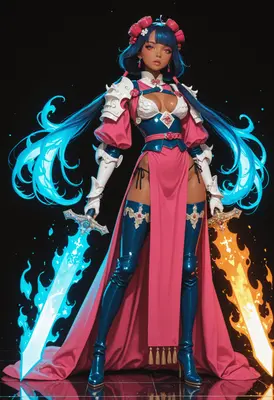 Dual Wielder of Elemental Blades