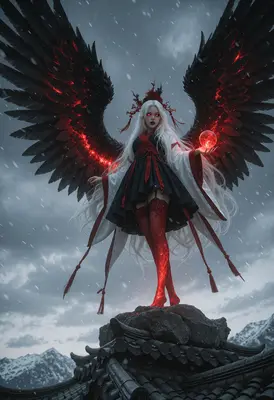Fallen Angel of the Crimson Orb