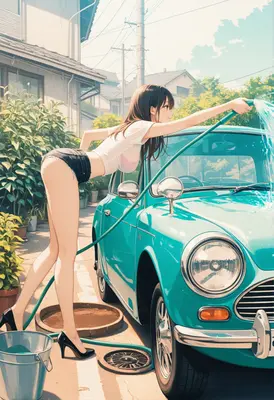 Summer Afternoon Car Wash