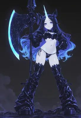 Dark Knight Unicorn Warrior