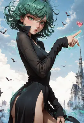 Psychic Esper Pointing at Floating Heart