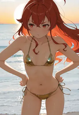 Golden Hour Beachside Redhead