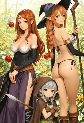Enchanted Forest Elven Magic Trio