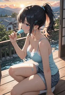 Cooling Off on a Summer Evening