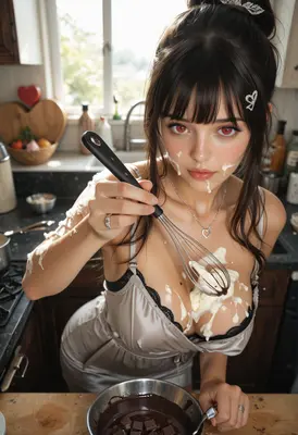 Messy Kitchen Baking Session