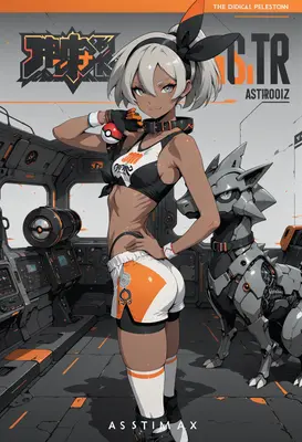 Cybernetic Trainer and Her Metallic Companion