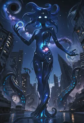 Cosmic Goddess of the Ruined City