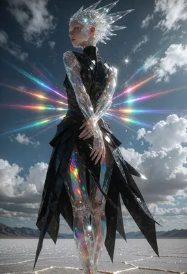 Ethereal Crystalline Queen of Light