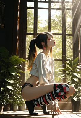 Sunlight Serenity in the Indoor Garden