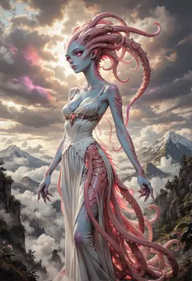 Ethereal Siren of the Mountain Peaks