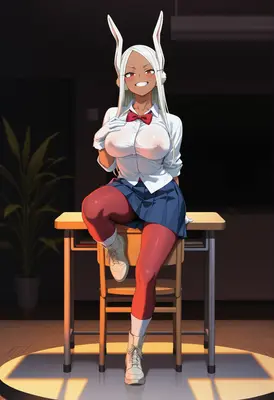 Mirko Relaxing In The Classroom