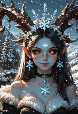 Enchanting Winter Elf Queen