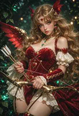 Ethereal Cupid Guardian of Hearts