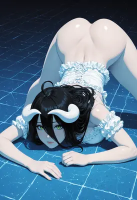 Albedo Resting by the Poolside