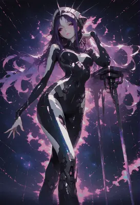 Cybernetic Empress of the Purple Nebula