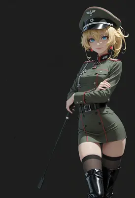 Commanding Officer in Military Uniform