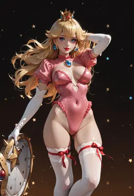 Stellar Princess in Pink Latex