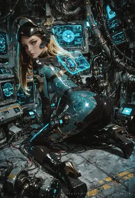 Cybernetic Pilot in the Command Center